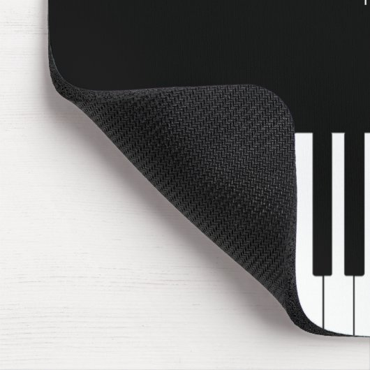 Musiknoten Monogramm Name Farbe Mousepad (Ecke)