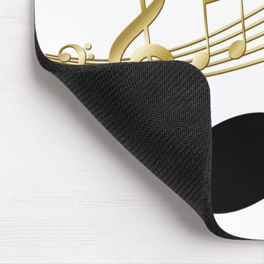Musiknoten Mousepad (Ecke)
