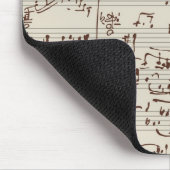 Musiknoten Mousepad (Ecke)