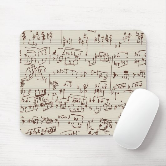Musiknoten Mousepad (Mit Mouse)