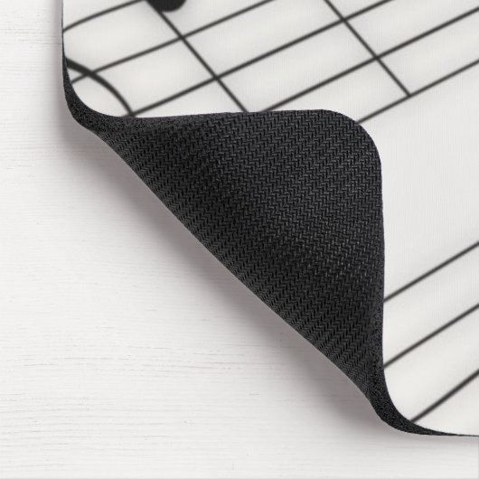 Musiknoten Mousepad (Ecke)