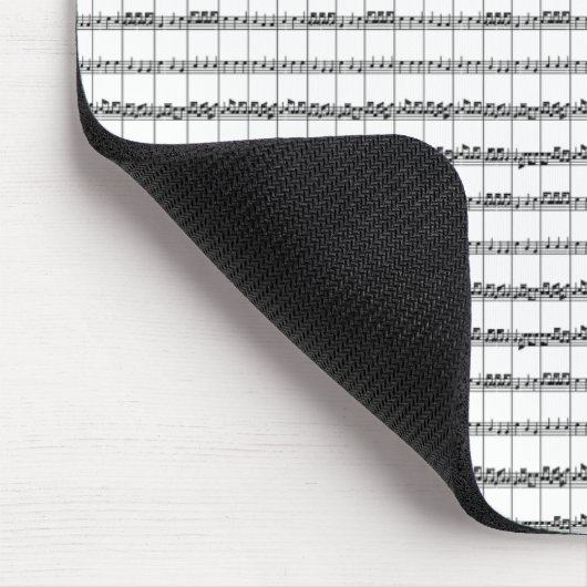 Musiknoten Mousepad (Ecke)
