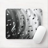 Musiknoten Mousepad (Mit Mouse)