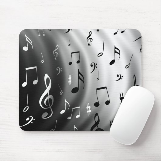 Musiknoten Mousepad (Mit Mouse)