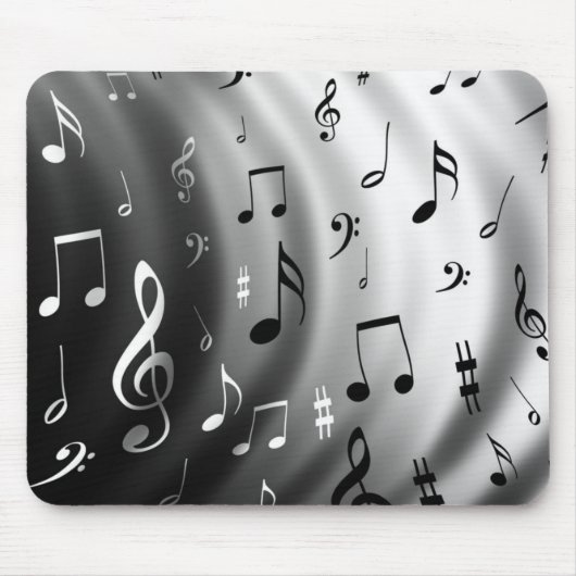 Musiknoten Mousepad (Vorne)