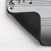 Musiknoten Mousepad (Ecke)