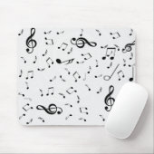 Musiknoten Mousepad (Mit Mouse)