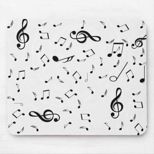 Musiknoten Mousepad (Vorne)