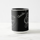 Musiknoten-Name-Tassen Tasse (Zentrum)