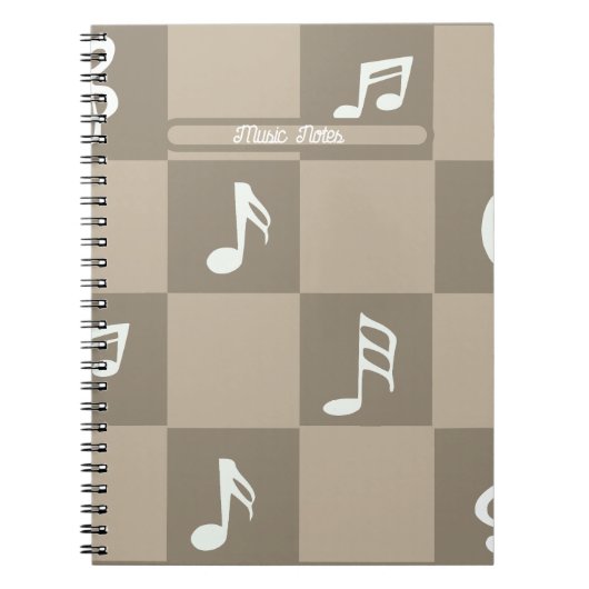 Musiknoten: Notizblock (Vorderseite)