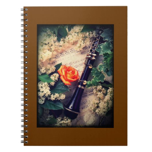 Musiknoten Notizblock (Vorderseite)