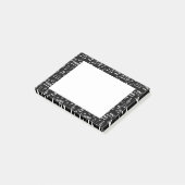 Musiknoten Notizen abschicken (angewinkelt)