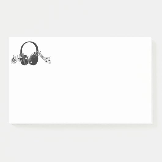 Musiknoten Notizen abschicken (Vorderseite)