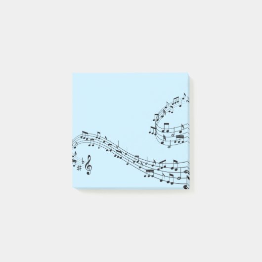 Musiknoten Notizen abschicken (Vorderseite)