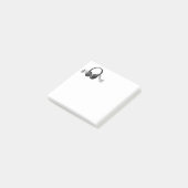 Musiknoten Notizen abschicken (angewinkelt)