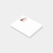 Musiknoten Notizen abschicken (angewinkelt)