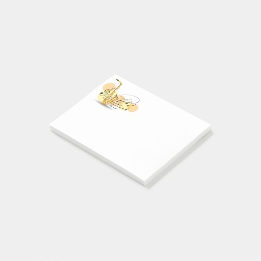 Musiknoten Notizen abschicken (angewinkelt)