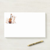 Musiknoten Notizen abschicken (Auf Schreibtisch)