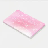 Musiknoten Notizen abschicken (angewinkelt)