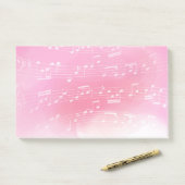 Musiknoten Notizen abschicken (Auf Schreibtisch)