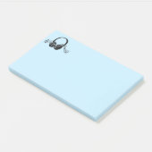 Musiknoten Notizen abschicken (angewinkelt)