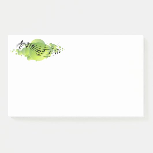 Musiknoten Notizen abschicken (Vorderseite)