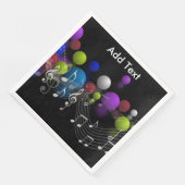 Musiknoten Paper Napkins Serviette (Ecke)