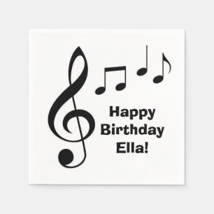 "Musiknoten" Paper Napkins Serviette