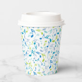 Musiknoten Pappbecher (Rückseite)