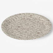 Musiknoten Pappteller (Schrägansicht)