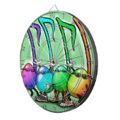 Musiknoten Party Dartscheibe (Vorderseite rechts)