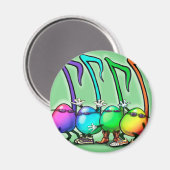 Musiknoten Party Magnet (Vorderseite/Rückseite)