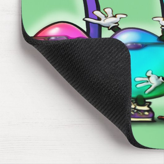 Musiknoten Party Mousepad (Ecke)