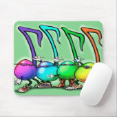 Musiknoten Party Mousepad (Mit Mouse)