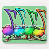 Musiknoten Party Mousepad (Vorne)