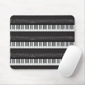 Musiknoten-Personal-Tastatur-oder Mousepad (Mit Mouse)