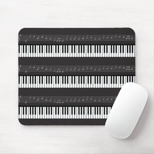 Musiknoten-Personal-Tastatur-oder Mousepad (Mit Mouse)