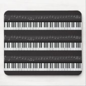Musiknoten-Personal-Tastatur-oder Mousepad (Vorne)
