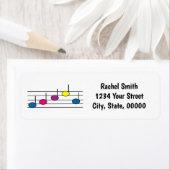 Musiknoten Personalisieren Rücksendeadressen-Aufkl (Insitu)