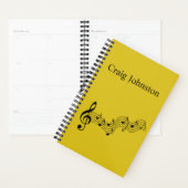 "Musiknoten" Personalisiert Planer (Anzeige)