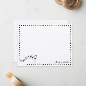 Musiknoten Personalisierte Note Card Mitteilungskarte (Vorderseite/Rückseite Beispiel)