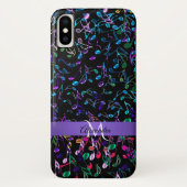 Musiknoten personalisierter iPhone X Fall Case-Mate iPhone Hülle (Rückseite)