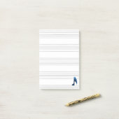 Musiknoten Post-it Klebezettel (Auf Schreibtisch)