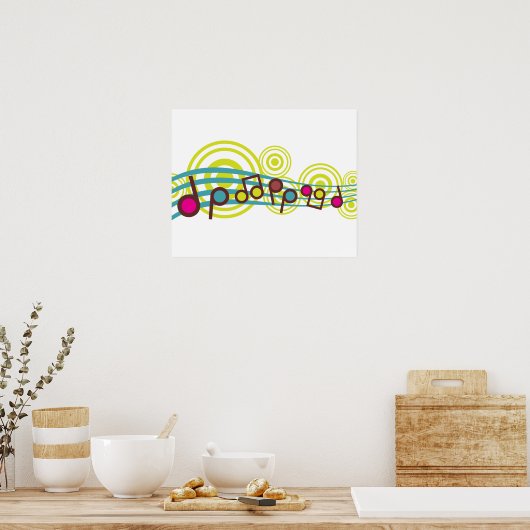 Musiknoten Poster (Küche)