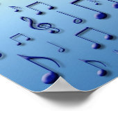 Musiknoten Poster (Ecke)