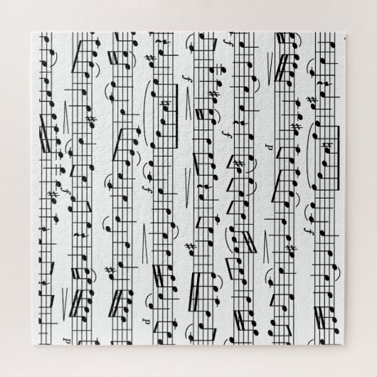 Musiknoten Puzzle (Horizontal)