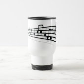 Musiknoten Reisebecher (Mittel)