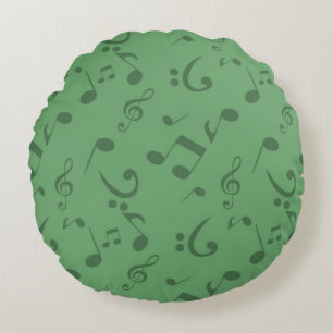 Musiknoten Rundes Kissen