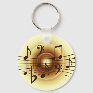Musiknoten Schlüsselanhänger