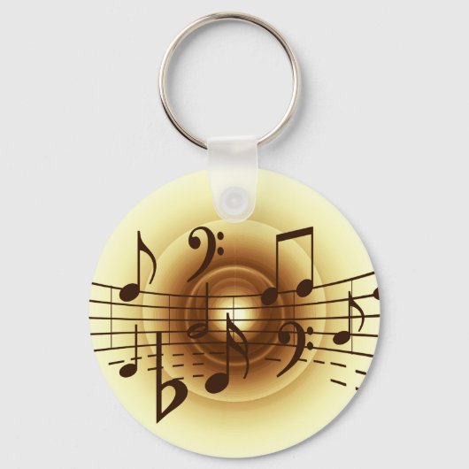 Musiknoten Schlüsselanhänger (Vorderseite)